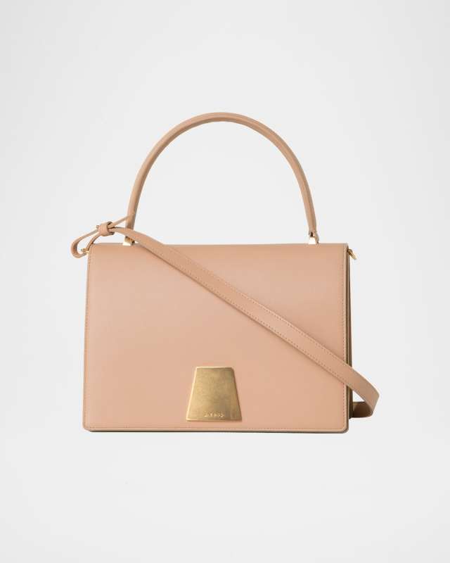 Alice Flap Leather Crossbody Bag